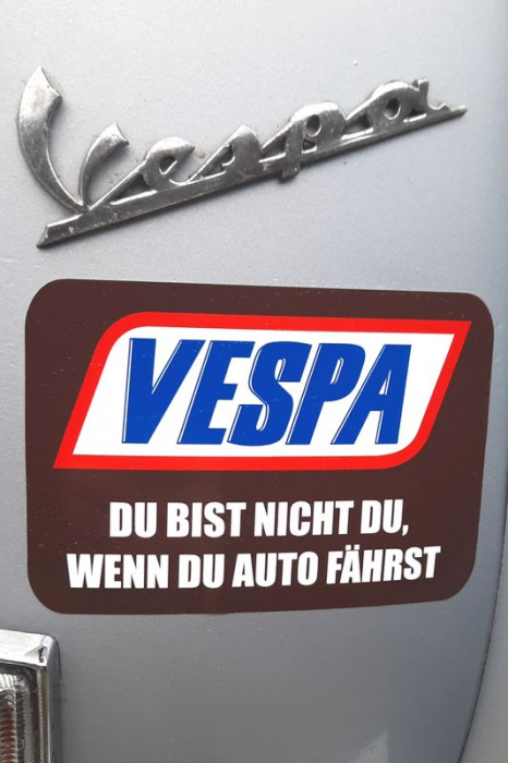 Aufkleber "Vespa - Du bist nicht Du"